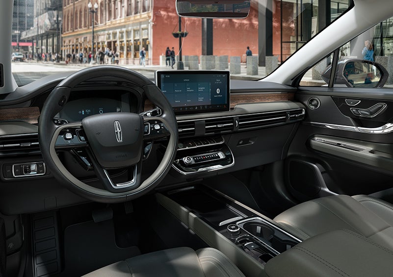 The interior dashboard of 2024 Lincoln Corsair® SUV is shown here. | Brinson Lincoln of Athens in Athens TX