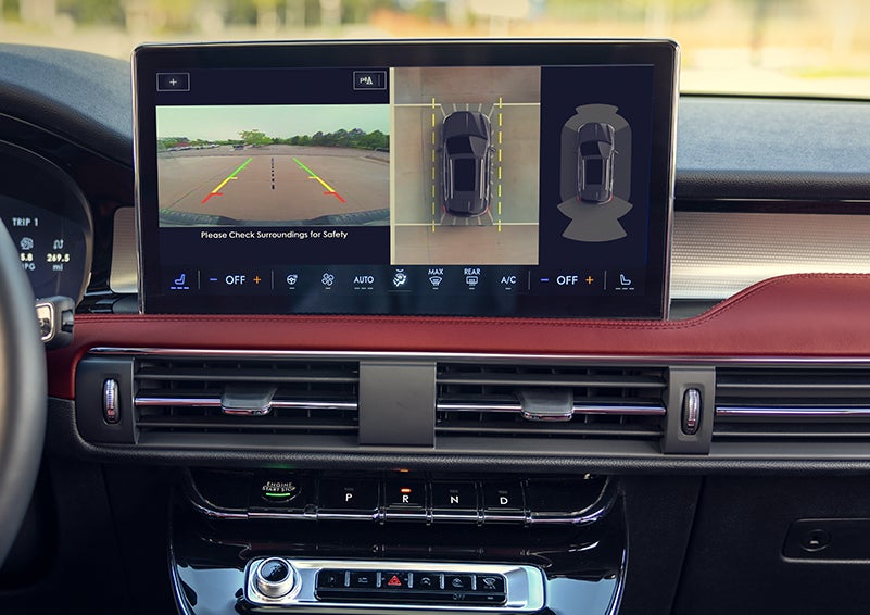 The large center touchscreen of a 2024 Lincoln Corsair® SUV is shown. | Brinson Lincoln of Athens in Athens TX